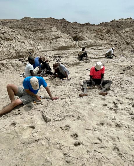 Otisci stopala na jezeru Turkana