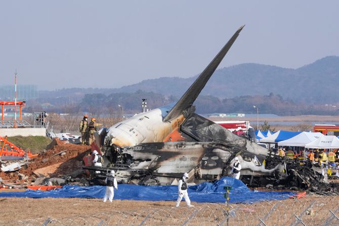 Južna Koreja, avionska nesreća, avion udario u zid Južna Koreja, avionska nesreća, avion udario u zid