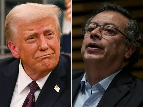 Predsednik SAD Donald Tramp i predsednik Kolumbije Gustavo Petro Predsednik SAD Donald Tramp i predsednik Kolumbije Gustavo Petro