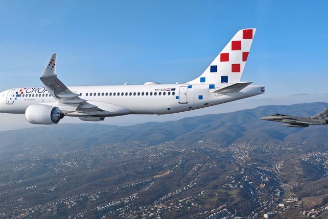 Hrvatska, Rafalei, avion Croatia Airlinesa s Hrvatskom rukometnom reprezentacijom Hrvatska, Rafalei, avion Croatia Airlinesa s Hrvatskom rukometnom reprezentacijom