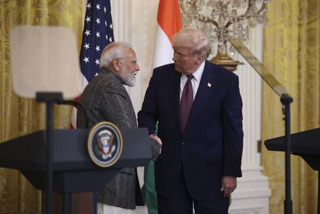 Donald Tramp i Naredra Modi Donald Tramp i Naredra Modi