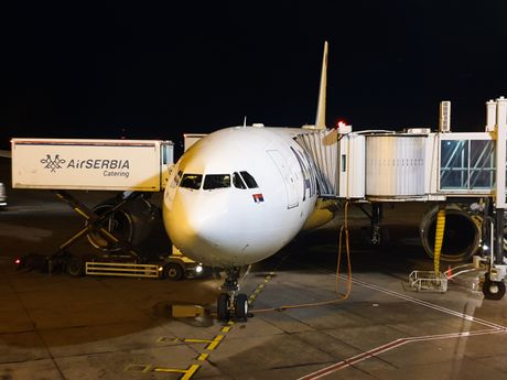 Izvestaj sa leta Beograd Rim Er Srbija a319-100