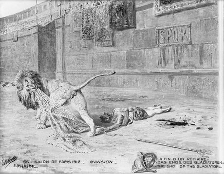 Lav ubija gladijatora