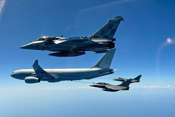 Vežba Francuska Hrvatska PEGASE 2025 avioni Rafale