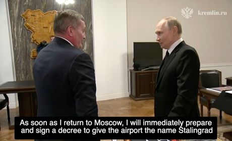 Vladimir Putin Staljingrad Aerodrom