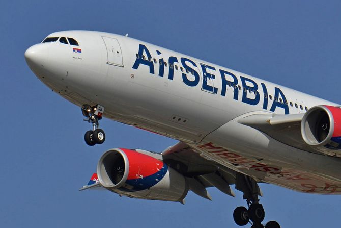 Air Serbia Airbus A330 Nikola Tesla