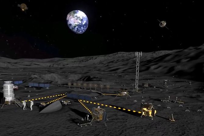 Ruska nuklearna stanica na Mesecu