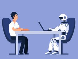 intervju sa robotom za razgovor za posao