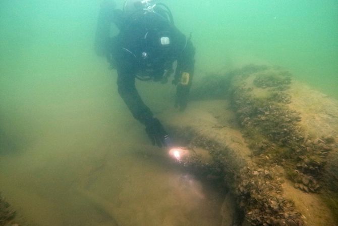 Tegljač, jezero Mičigen