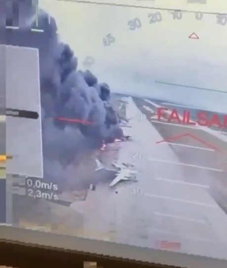 Ukrajina napala ruske vojne baze