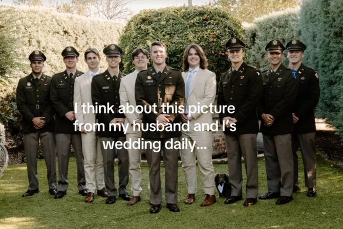 Jazavičar na venčanju