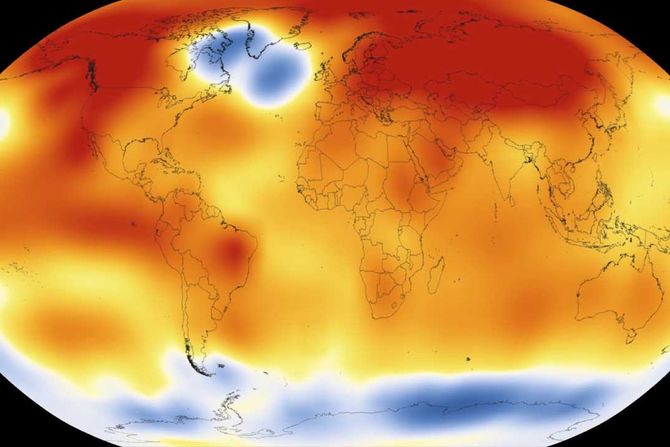 hladna oblast kod Grenlanda, globalno zagrevanje