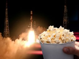Lansiranje indijske rakete, kokice