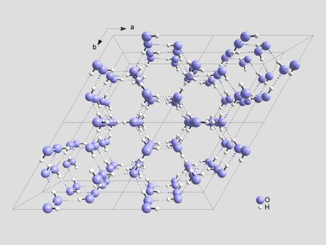 led, kristalna struktura