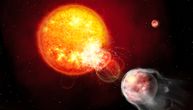 Otkrivena džinovska planeta sa smrtonosnom željom: Leti toliko blizu zvezde da izaziva baklje koje je razaraju