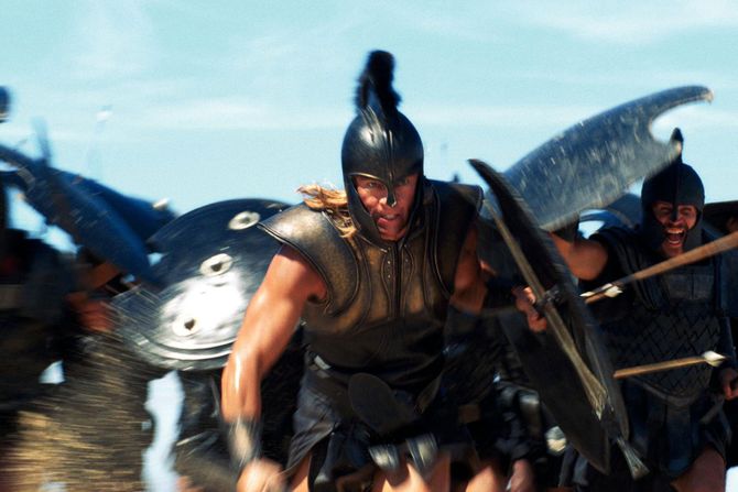 Troja, Ahil, scena iz filma