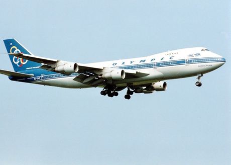 Olympic Airways Boeing 747-200 let 411 Olympic Airways Boeing 747-200 let 411