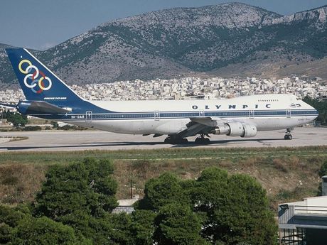 Olympic Airways Boeing 747-200 let 411 Olympic Airways Boeing 747-200 let 411