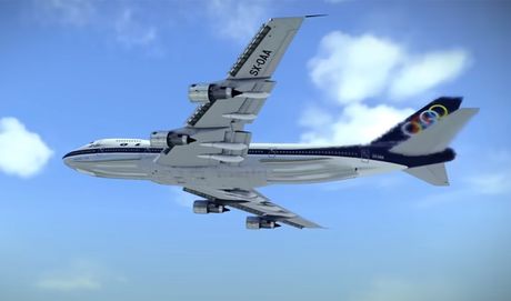 Olympic Airways Boeing 747 let 411 F Olympic Airways Boeing 747 let 411 F