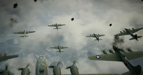 Čarli Braun i Franc Štigler, 2 svetski rat, B-17 leteća tvrđava i Meseršmit 109