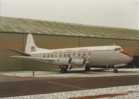 BEA British European Airways Vicker Viscount avion BEA British European Airways Vicker Viscount avion