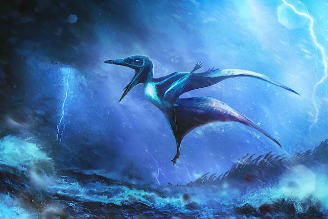 Pterodaktil u oluji