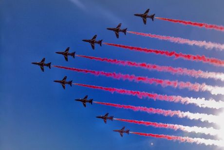 RAF Red Arrows u Crnoj Gori Crna Gora