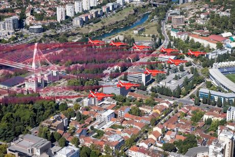RAF Red Arrows u Crnoj Gori Crna Gora