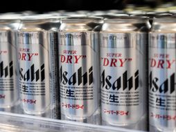 Asahi pivo Japan