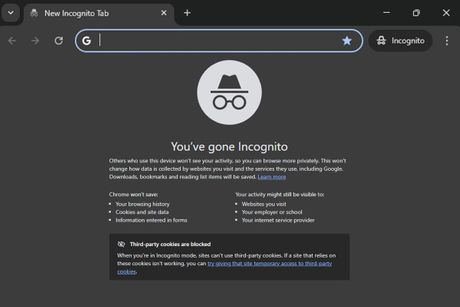incognito mode Google chrome