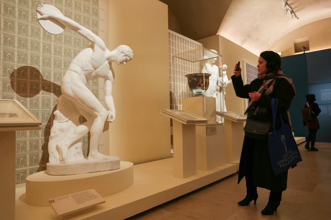 Statua bacača diska