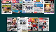 NASLOVNE STRANE DANAŠNJIH NOVINA: Prelistavanje štampe za utorak, 4. novembar 2025. godine