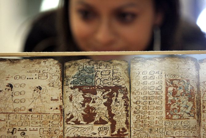 Drezdenski kodeks, Maje