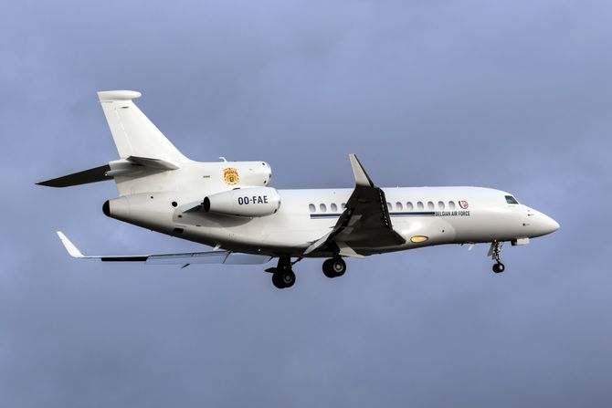 Avion Falcon 7X belgijsko vazduhoplovstvo