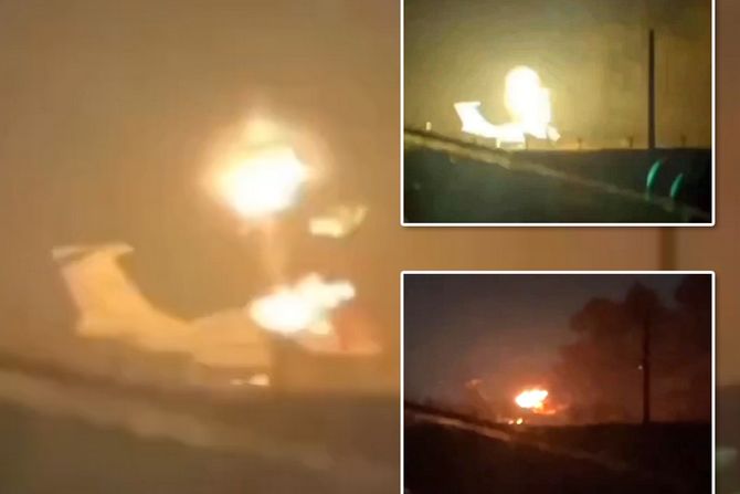 Avion A 60 dron pogodak  Taganrog Air Base