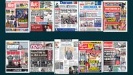 NASLOVNE STRANE DANAŠNJIH NOVINA: Prelistavanje štampe za utorak, 16. decembar 2025. godine