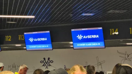 Reportaža sa leta Beograd - Prag - Beograd