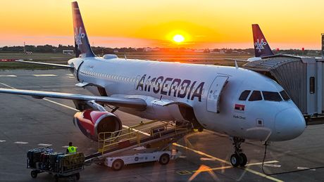 Reportaža sa leta Beograd - Prag - Beograd