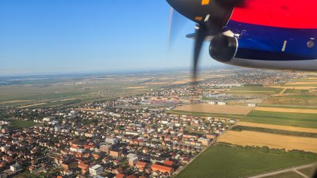 Reportaža sa leta Beograd - Prag - Beograd