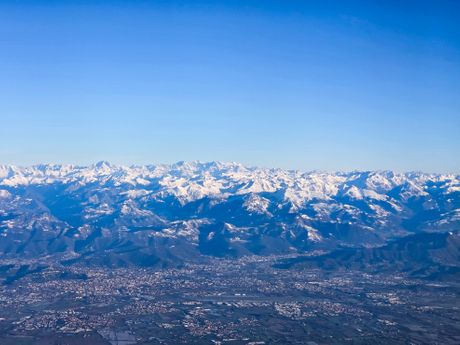 Reportaža sa leta Beograd - Bergamo - Beograd