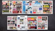 NASLOVNE STRANE SUTRAŠNJIH NOVINA: Prelistavanje štampe za subotu, 3. januar 2026. godine