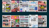 NASLOVNE STRANE SUTRAŠNJIH NOVINA: Prelistavanje štampe za utorak, 13. januar 2026. godine