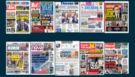 NASLOVNE STRANE DANAŠNJIH NOVINA: Prelistavanje štampe za ponedeljak, 26. januar 2026. godine