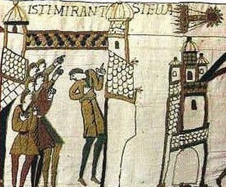 Tapiserija iz Bajea, Halejeva kometa