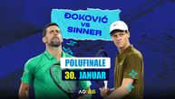 Đoković - Siner: Najveći ikada protiv aktuelnog šampiona za plasman u finale Australijan opena