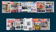 NASLOVNE STRANE SUTRAŠNJIH NOVINA: Prelistavanje štampe za sredu, 5. februar 2026. godine