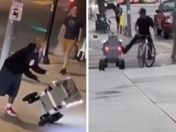 napad na robota dostavljaca