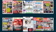 NASLOVNE STRANE SUTRAŠNJIH NOVINA: Prelistavanje štampe za četvrtak, 26. februar 2026. godine