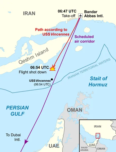 Iran Air let 655 nesreca