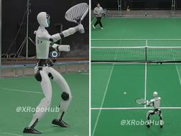 robot, tenis